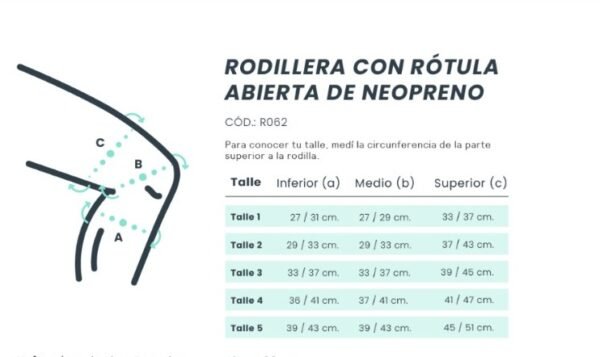 RODILLERA CON SOSTÉN ROTULIANO - Image 2