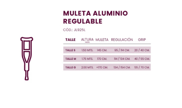 MULETAS DE ALUMINIO - Image 2