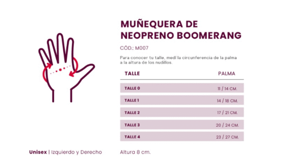 MUÑEQUERA BOOMERANG CON DEDO - Image 3