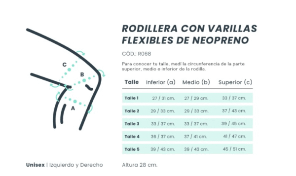 RODILLERA CON BALLENAS FLEXIBLES - Image 2
